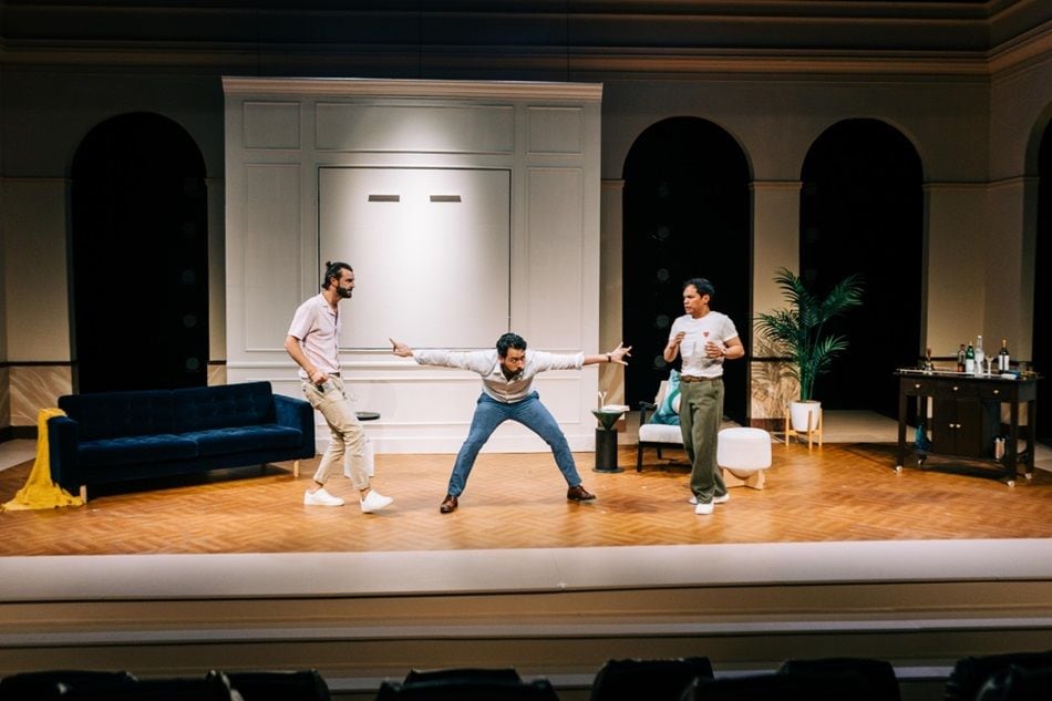 Martin Sarreal, Freddy Sawyer and Brian Sy in a scene from 'Art.' Handout